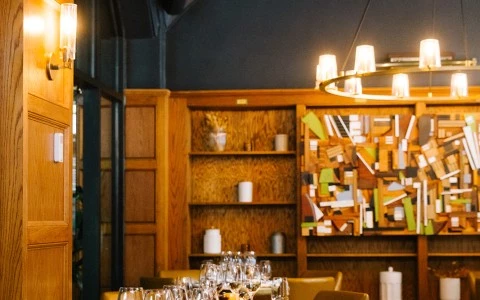 a table set for a dinner party