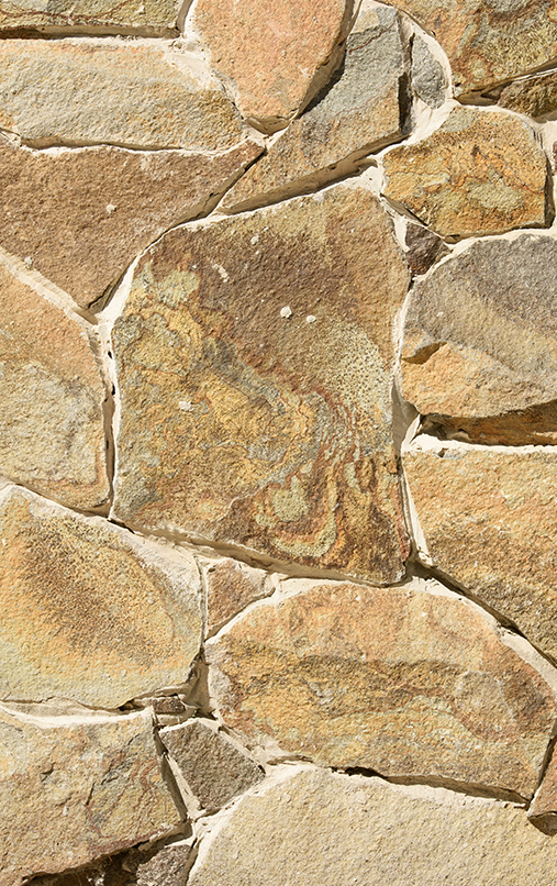 a close up of a stone wall