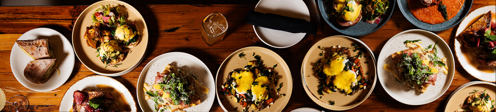 a plate of food on a table