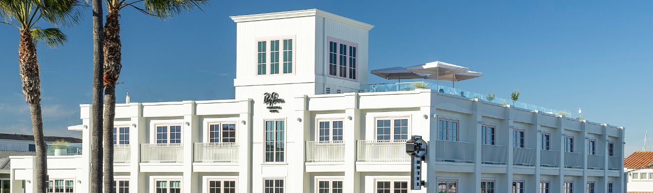 a white building with a balcony