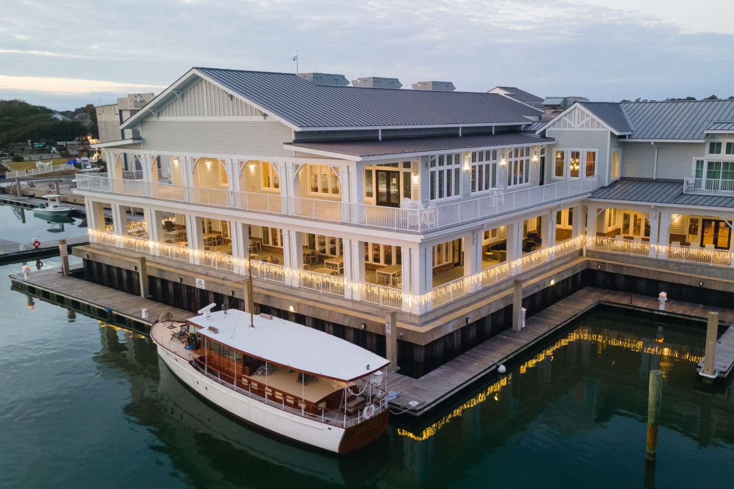 a boat on the water
