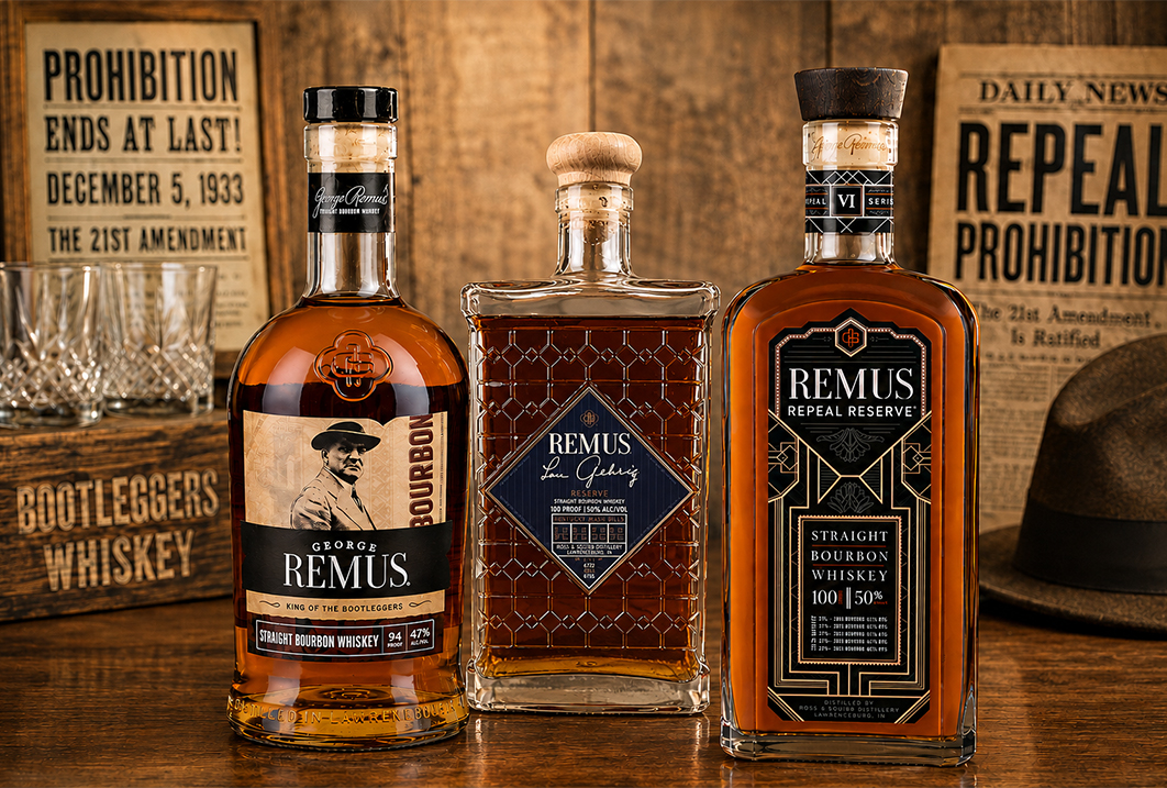 a group of bottles of liquor