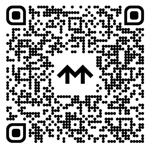 a qr code with a logo