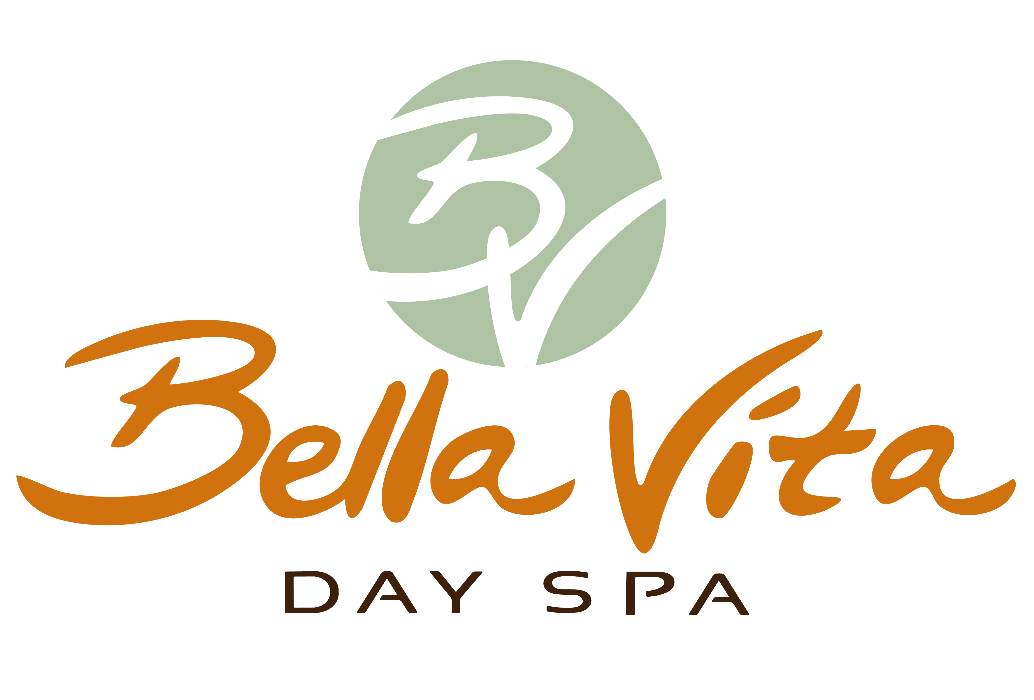 a logo with a circle and text