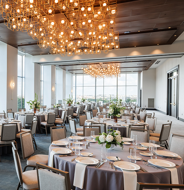 hiltonarlingtonrosslynthekey wedding grouproomblocks