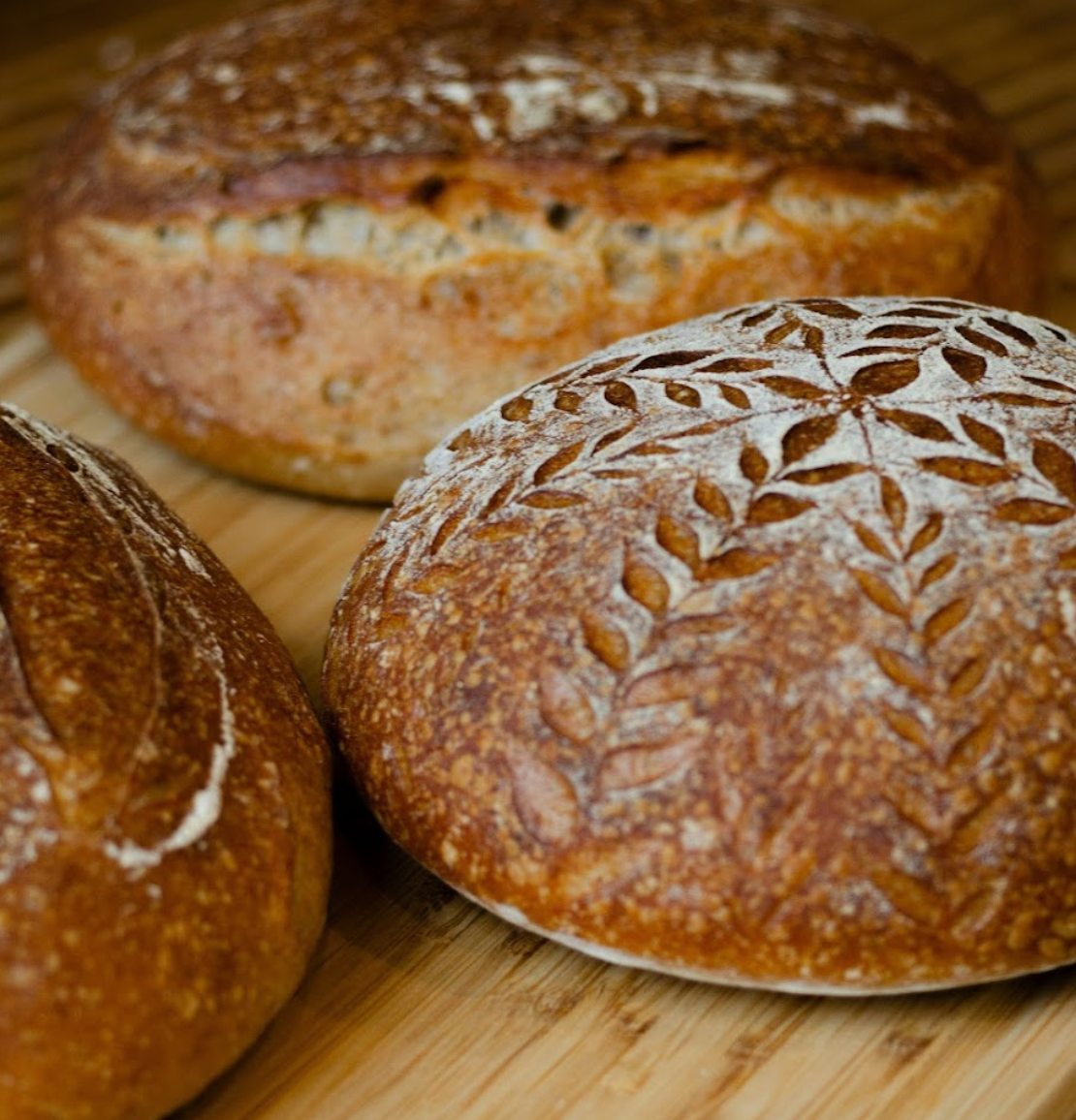 several loaves of bread