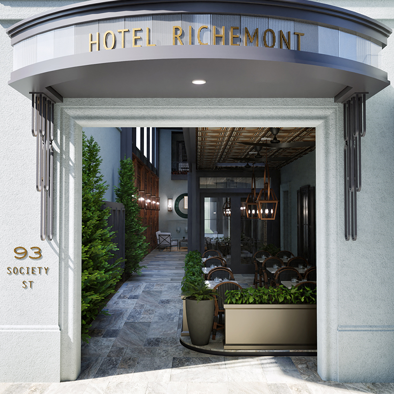 Hotel Richemont in a prime location