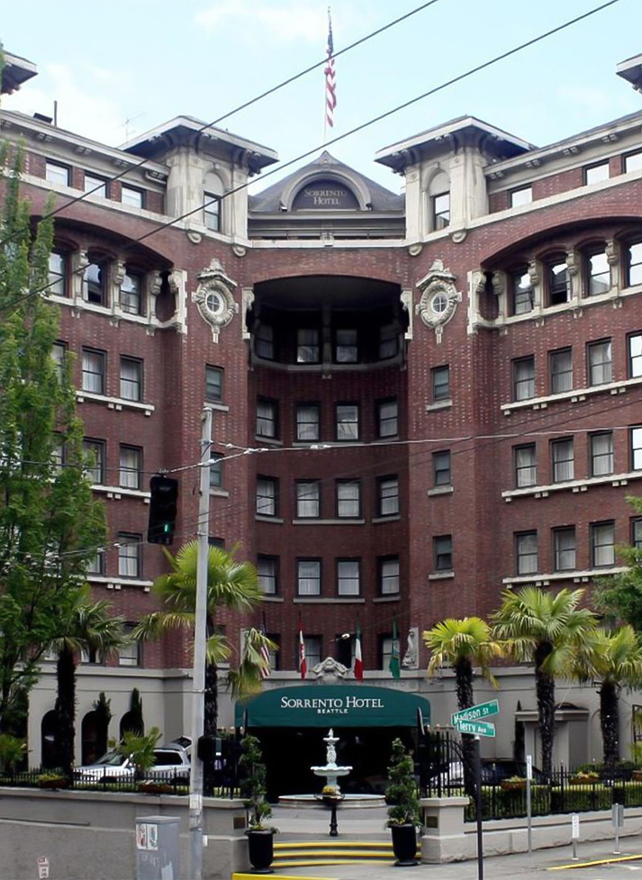 a building with many windows