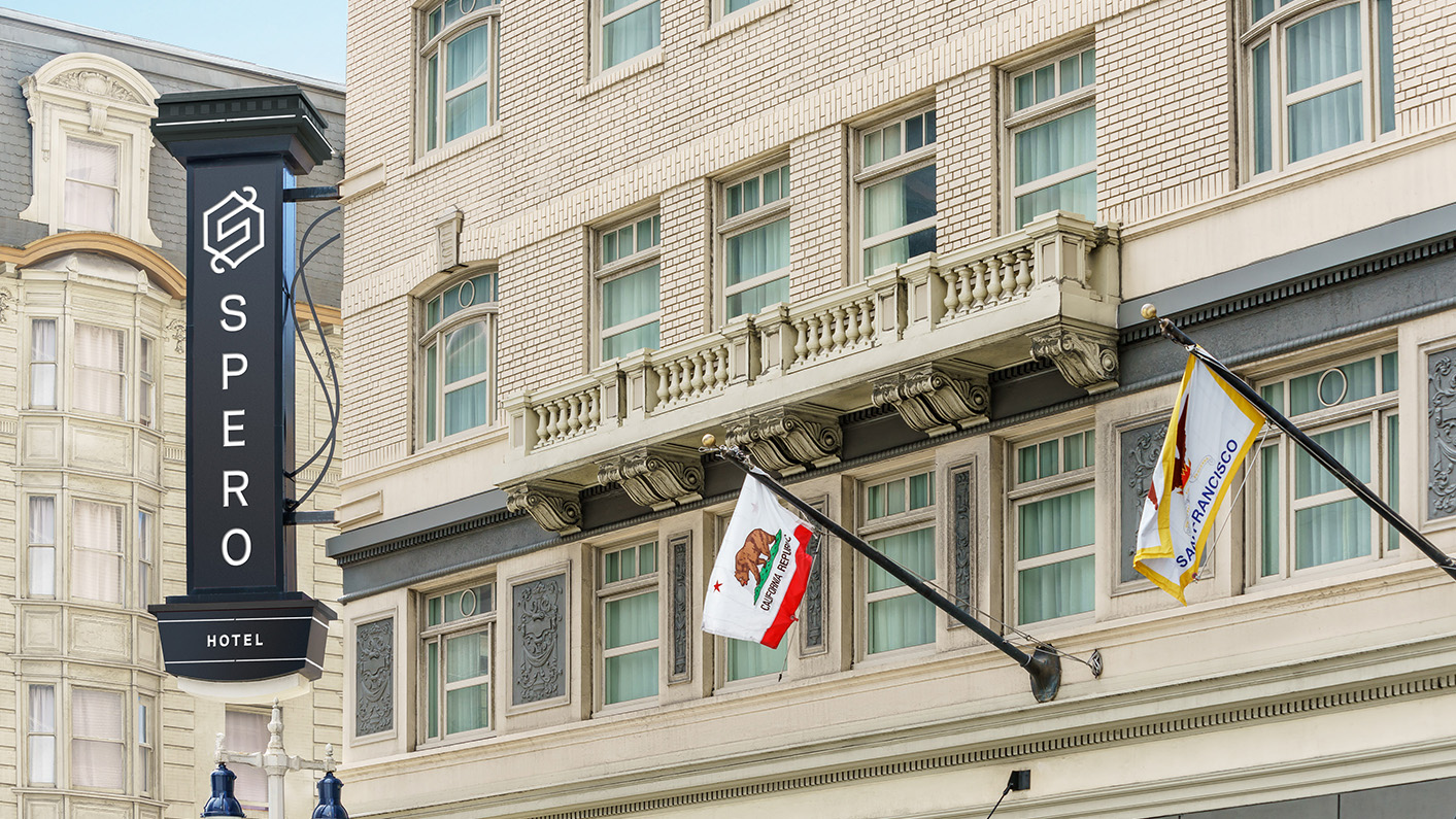 a flag on a pole