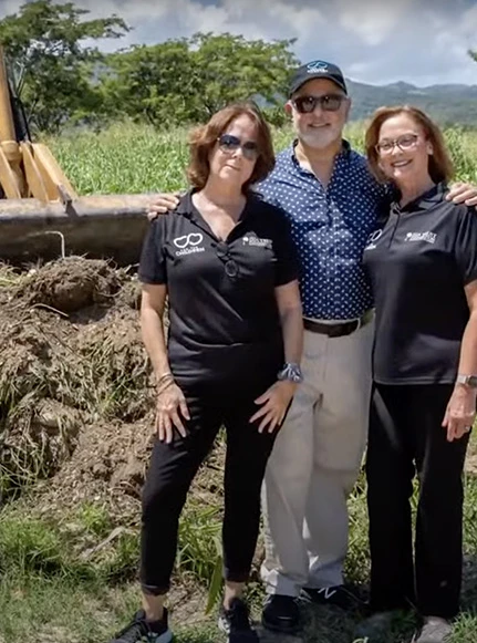 a group of people posing for a picture