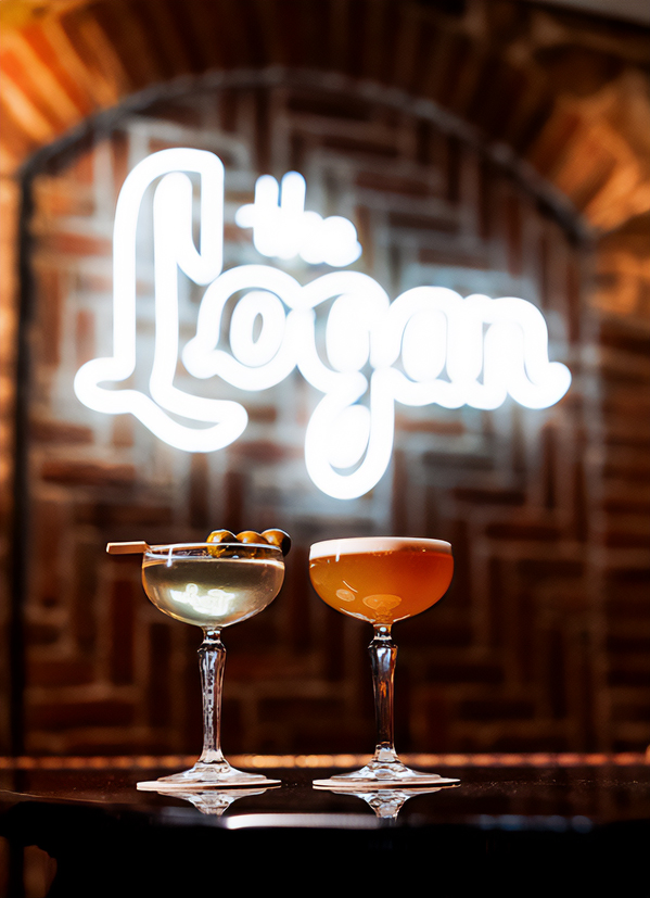 a couple of glasses of drinks