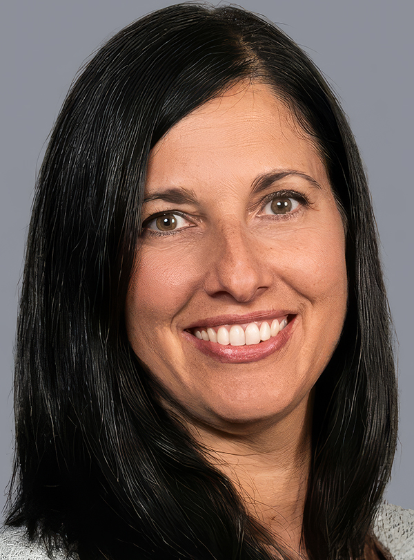 a close-up of a woman smiling