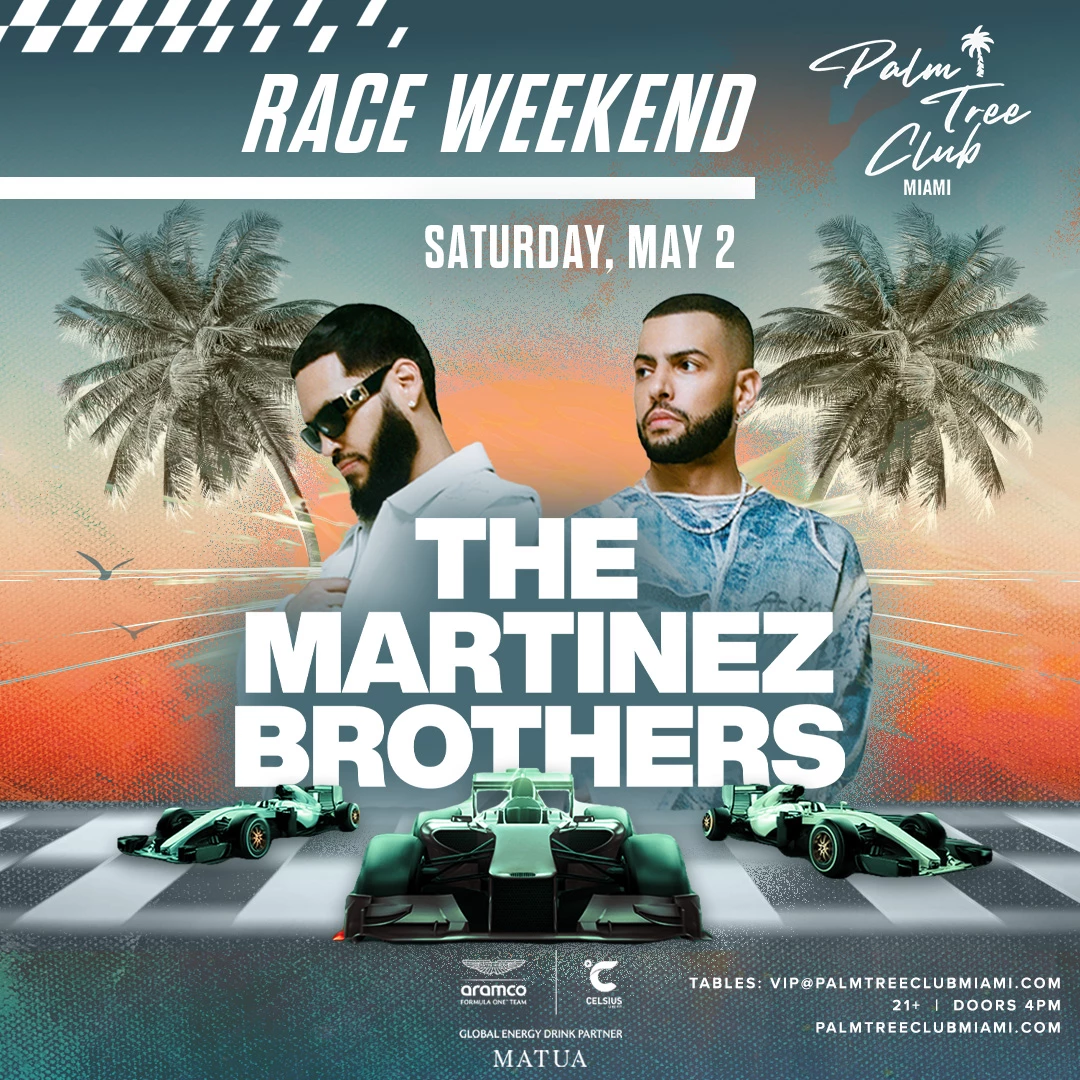 a poster for a race car event