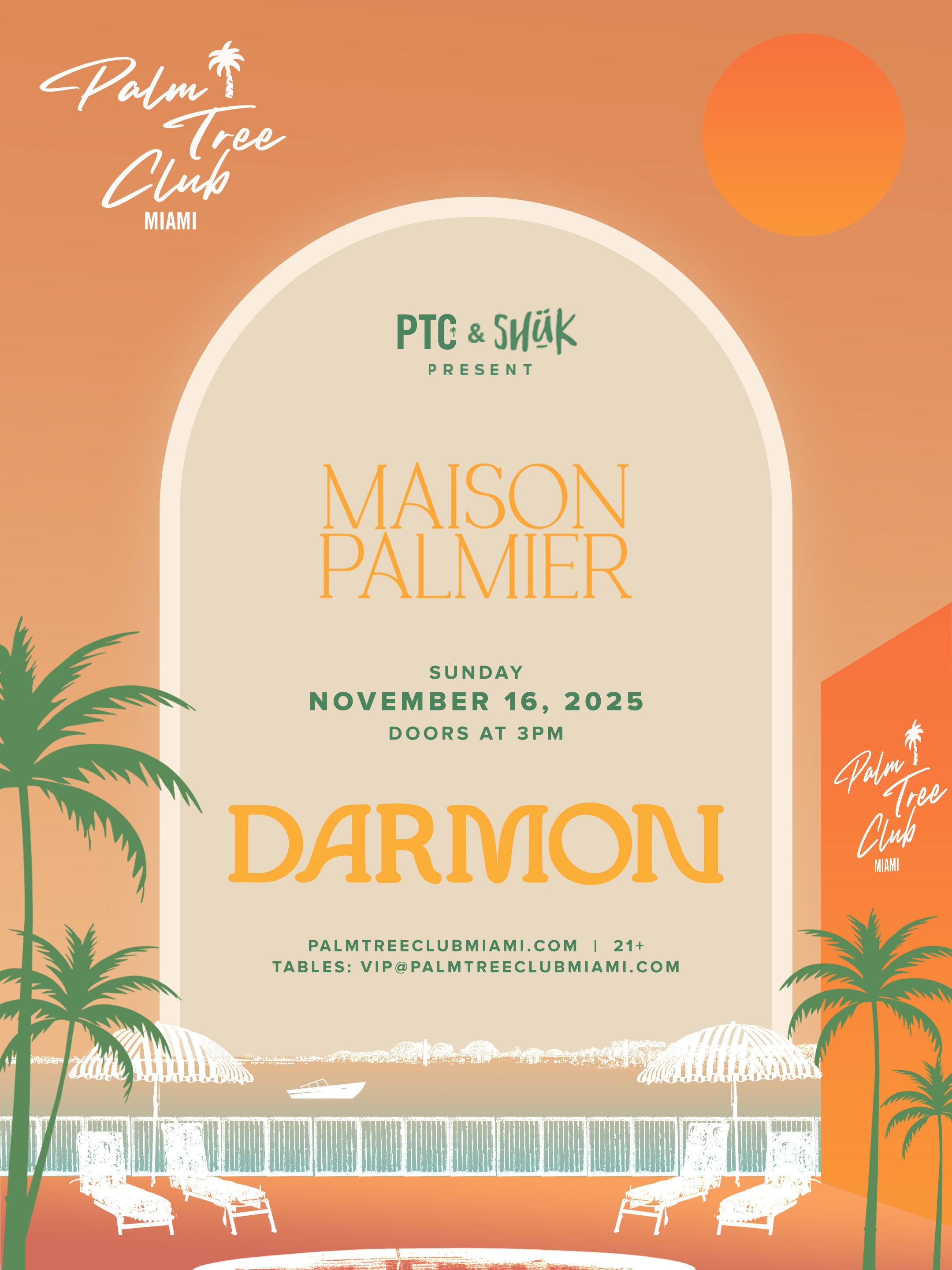 a poster for a club