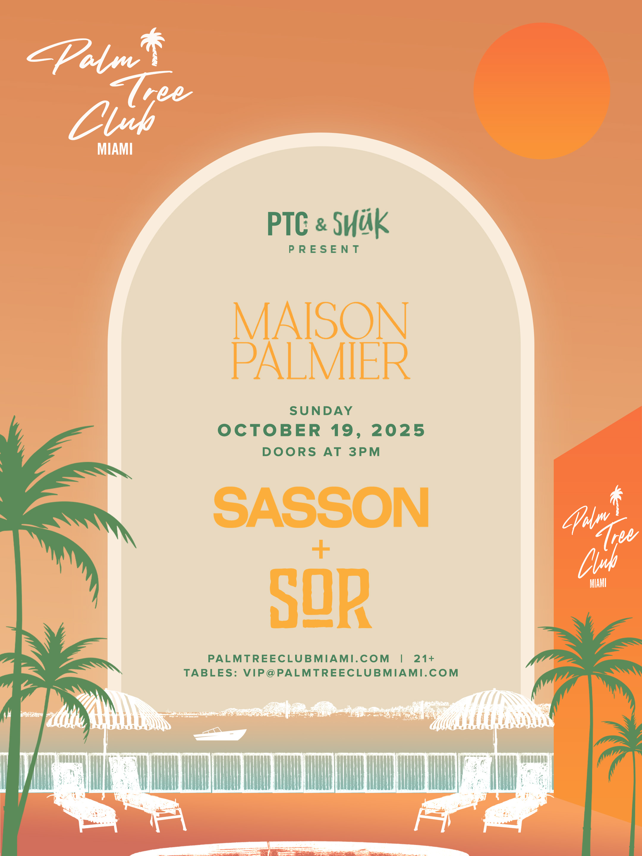 a poster for a club