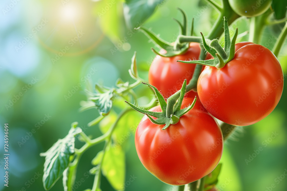 a group of tomatoes on a vine