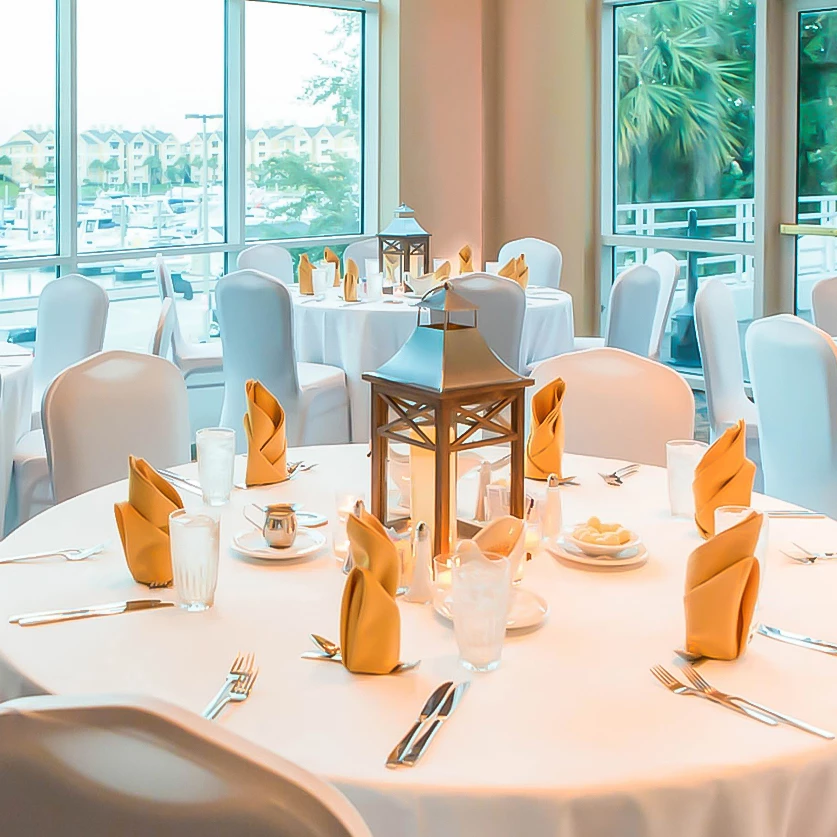 a table set for a dinner party