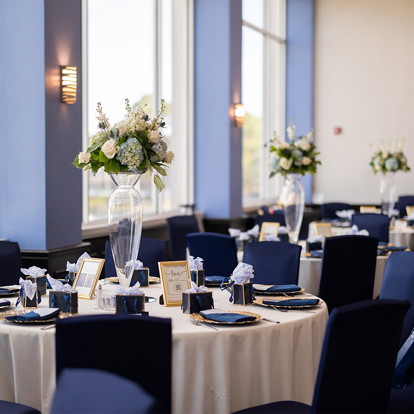 a weeding reception decoration