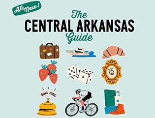 a book cover with various items