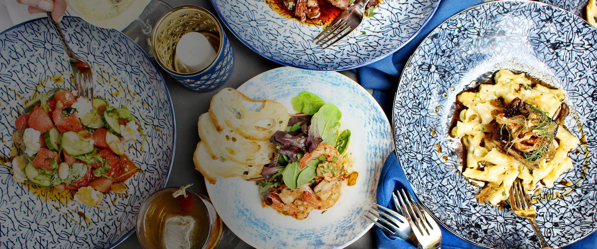 a plate of food on a table