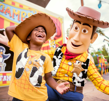 a boy in cowboy hat and yellow shirt with a boy in cowboy hat
