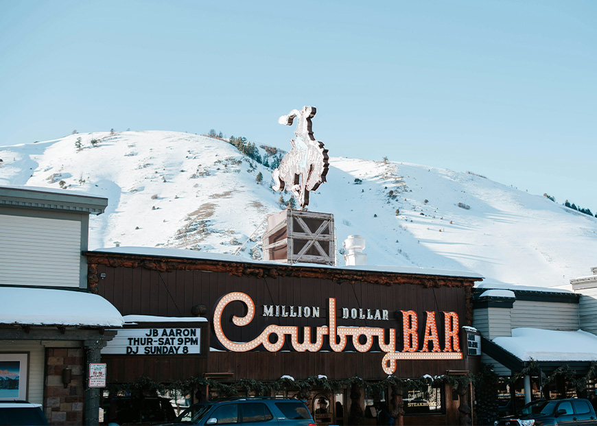 a building with a sign on top of it