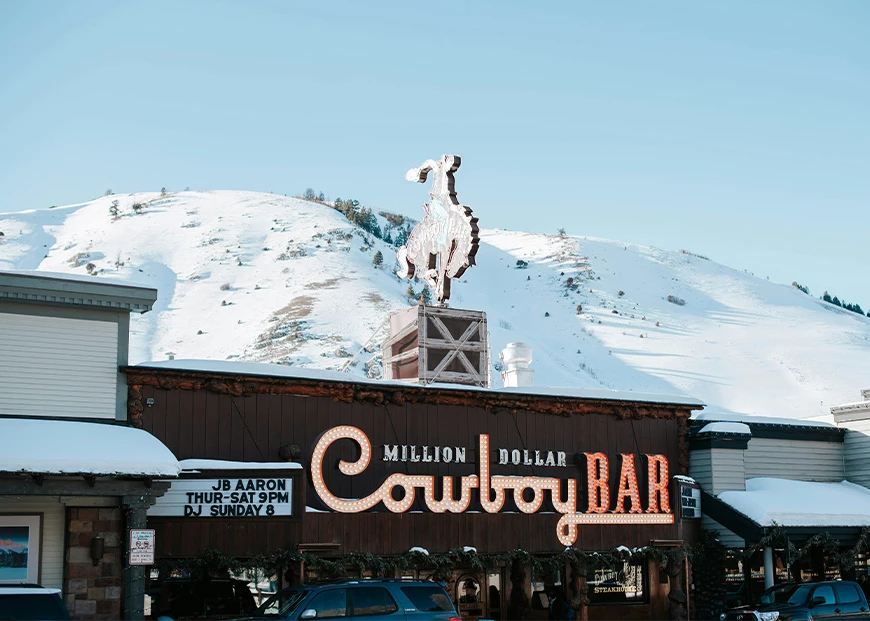 a building with a sign on top of it