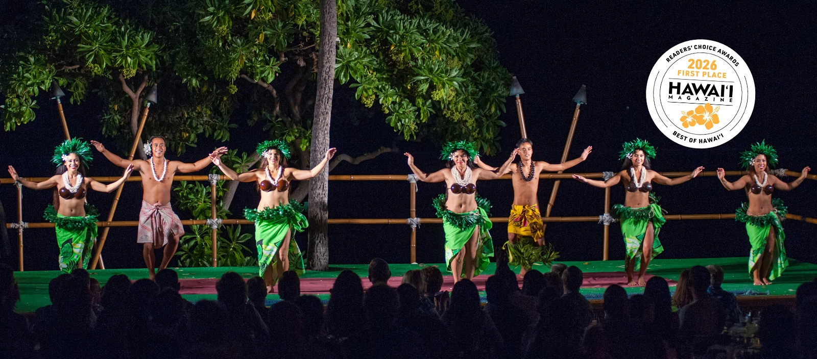 a group of people dancing on a stage