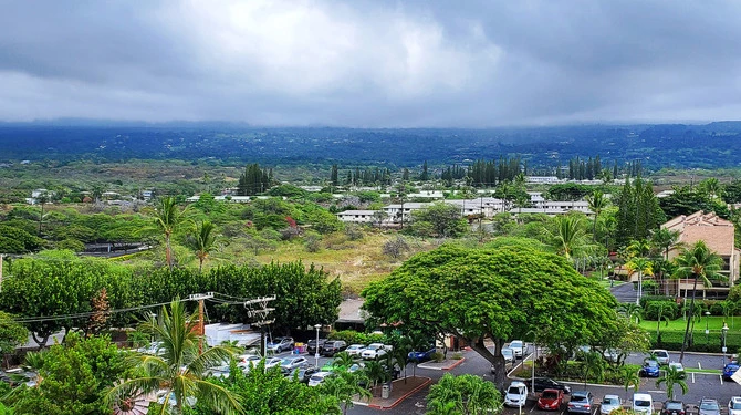a view of a city from above