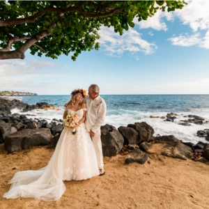 couple looking into each others eyes