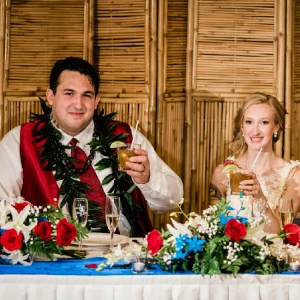 Couple at Reception
