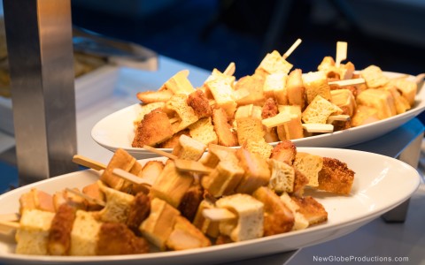 a plate of food on a table