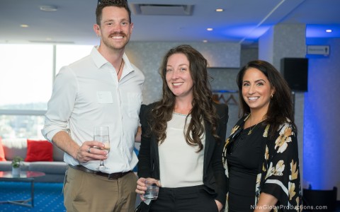 a group of people posing for a photo