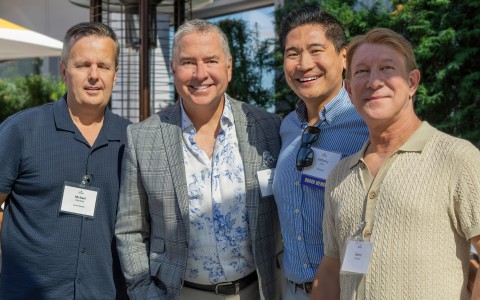 a group of men standing together