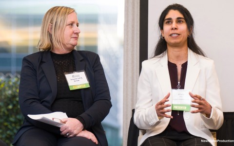 a group of women sitting in chairs