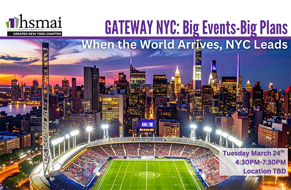 a stadium with a city skyline in the background