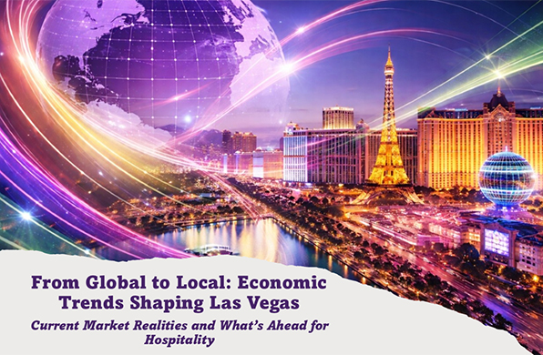 a city with lights and a globe