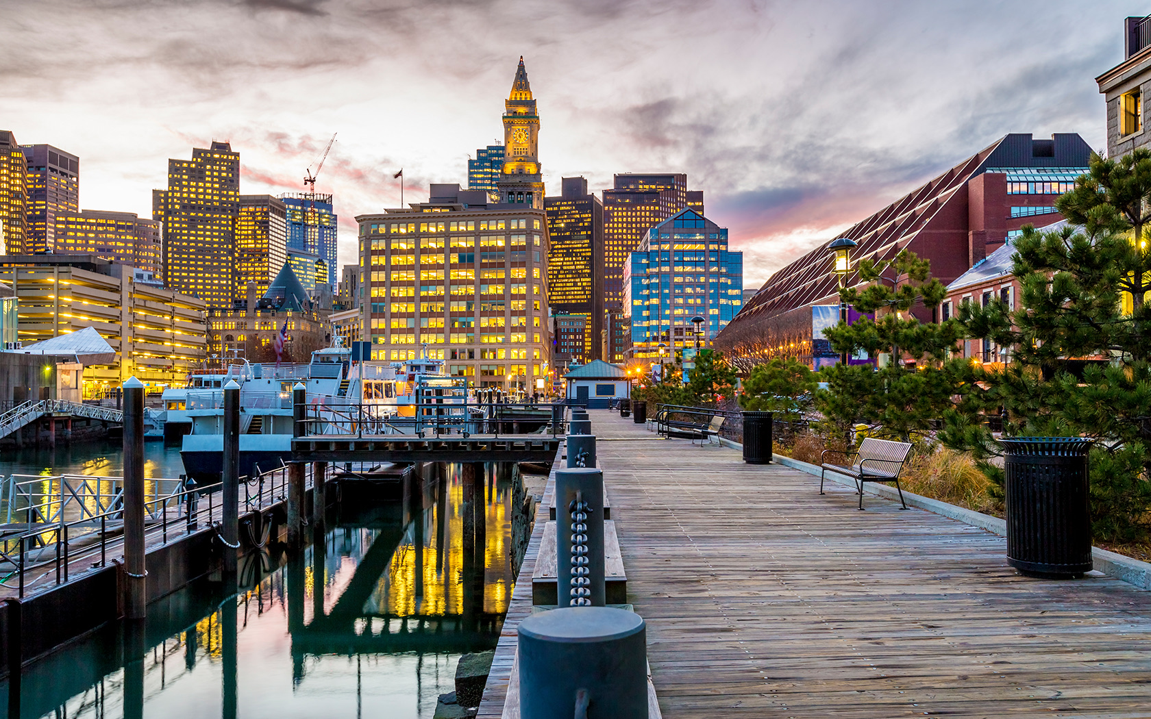 city view from a pier