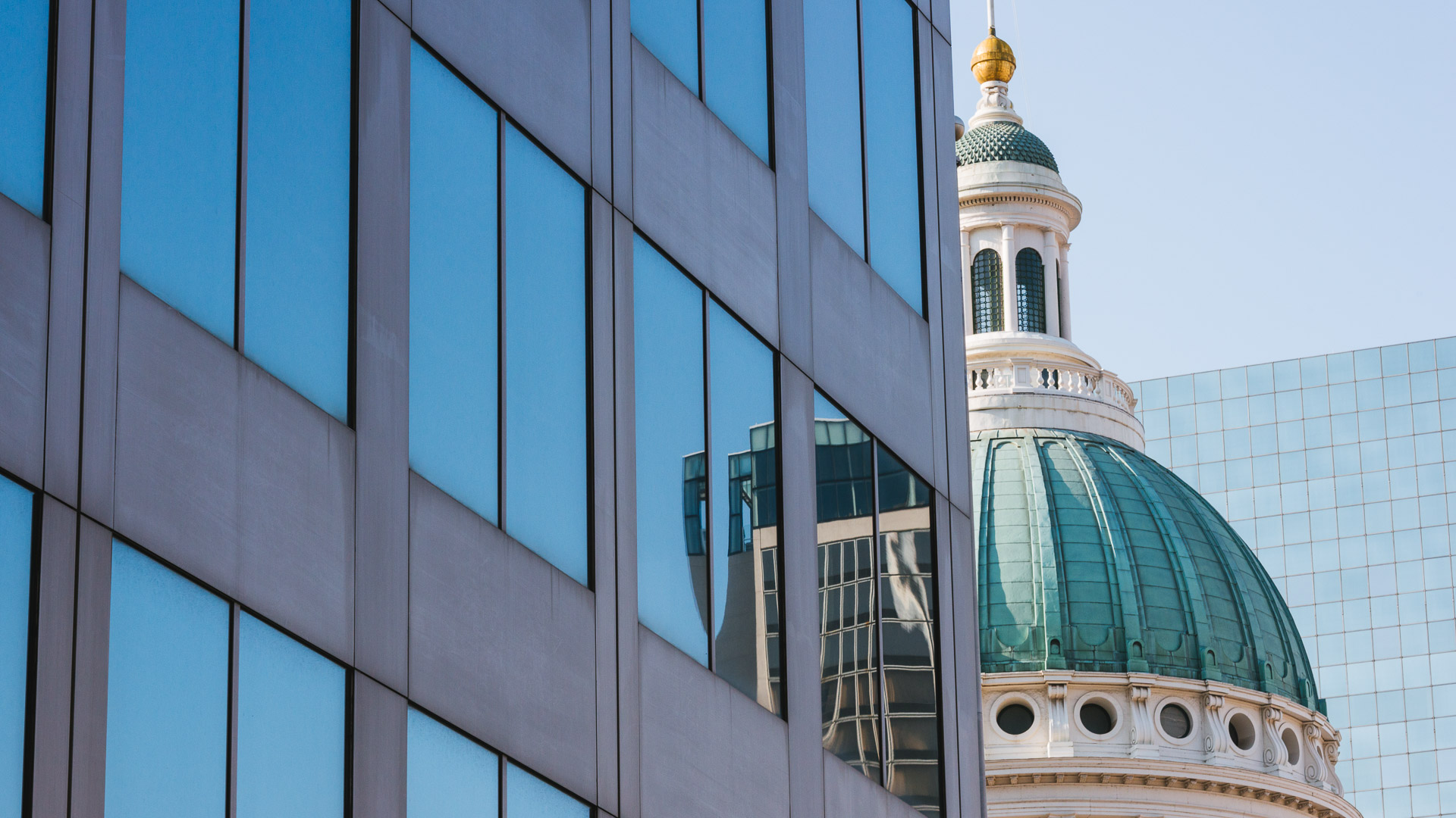 a building with a dome and windows