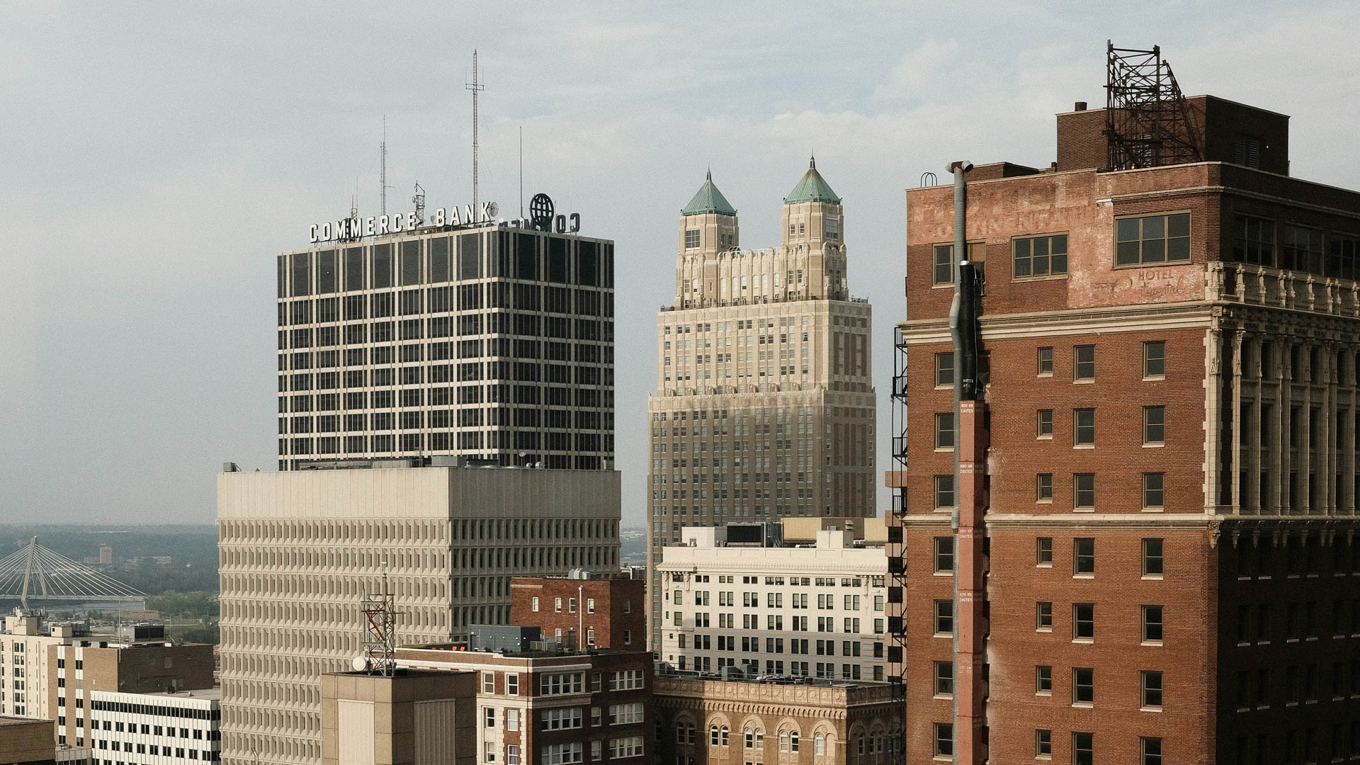 a group of buildings in a city