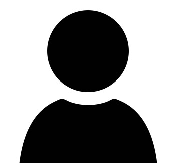 a black silhouette of a person