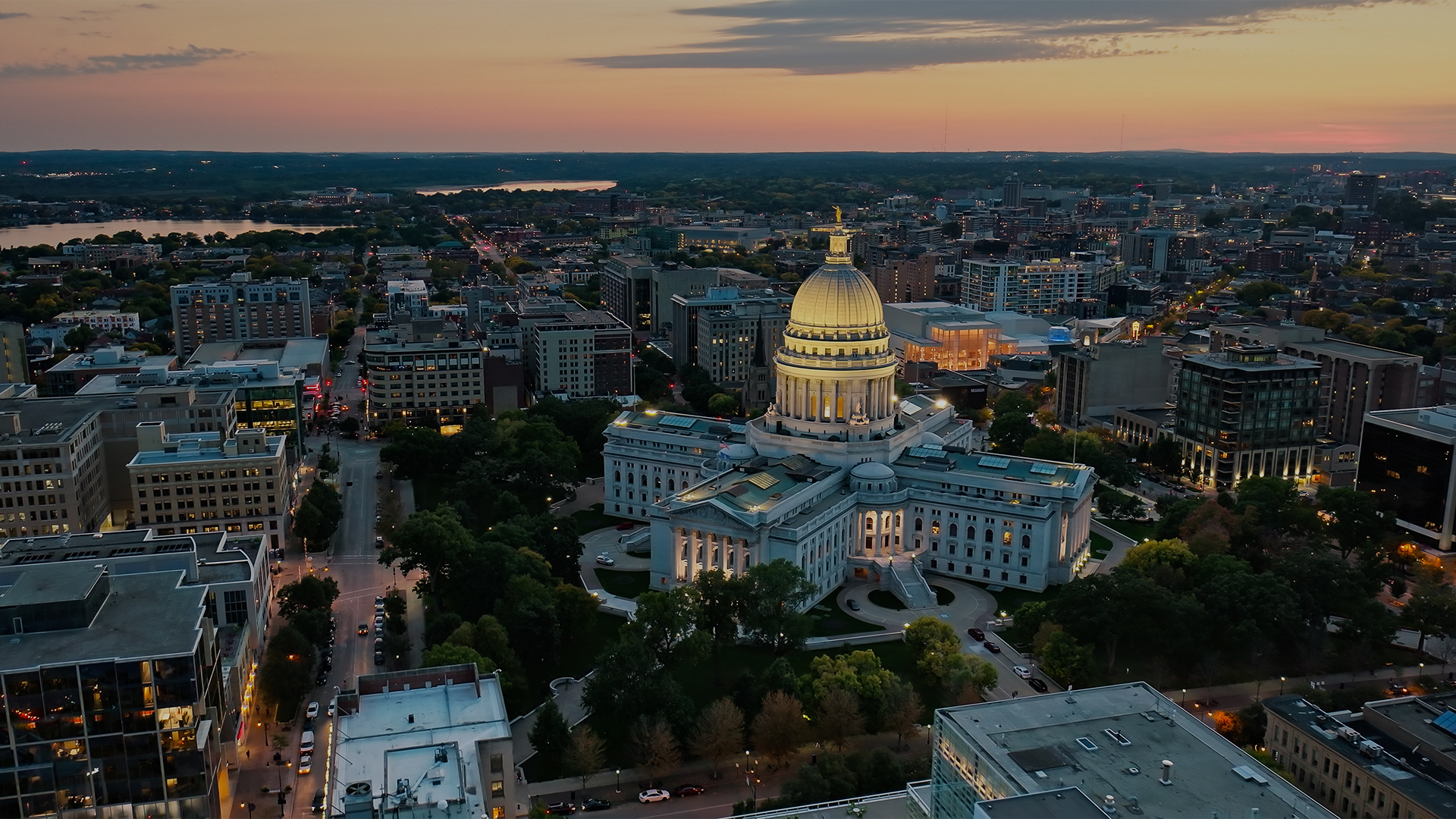 a large building with a dome on top