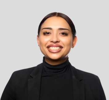 a woman smiling at the camera