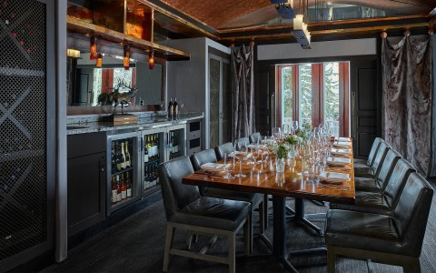 a table set for a dinner party