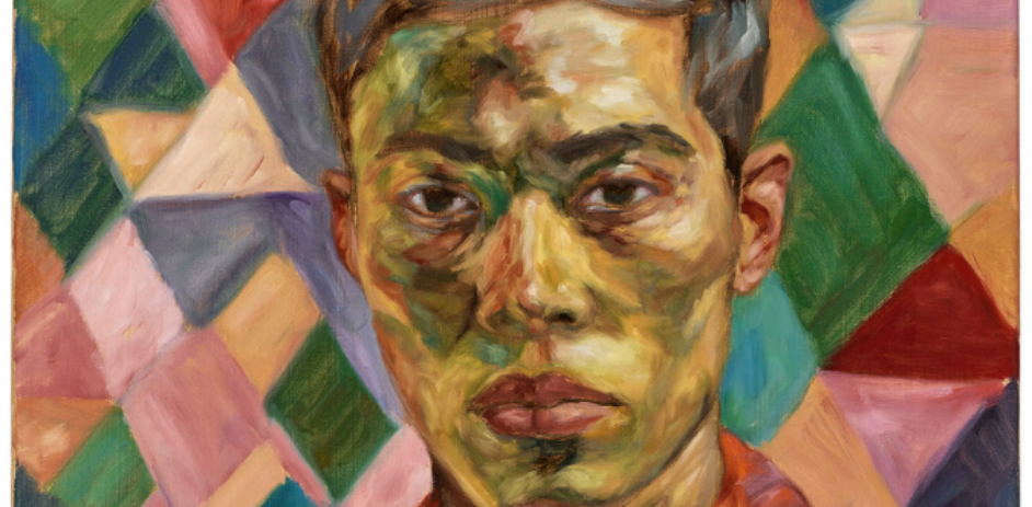 a painting of a man