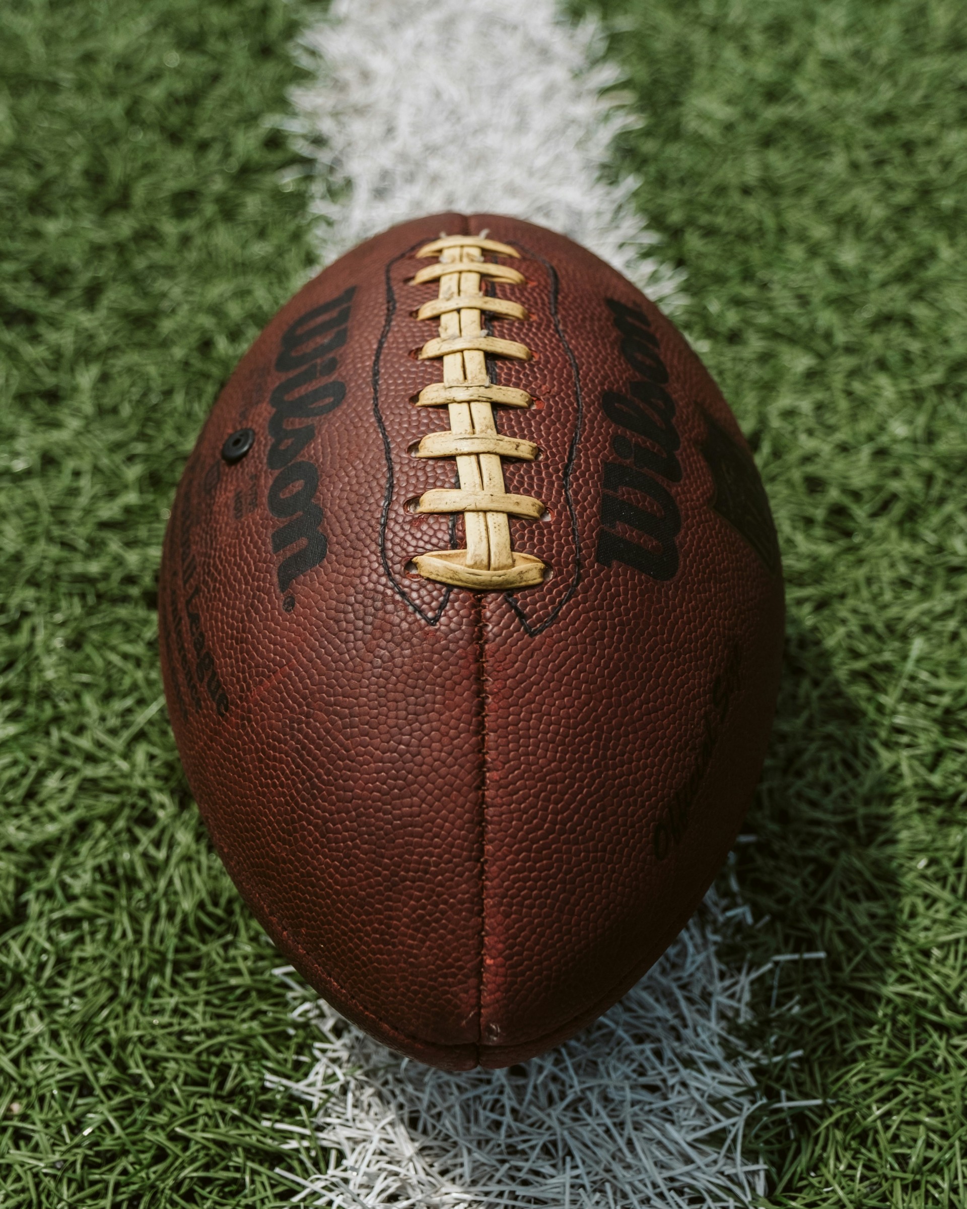 a football on the field