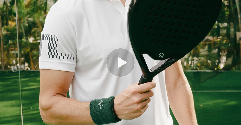 a person holding a tennis racket