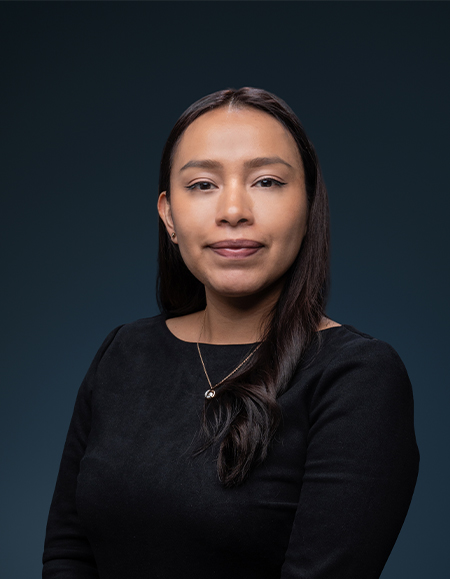 a woman in a black shirt