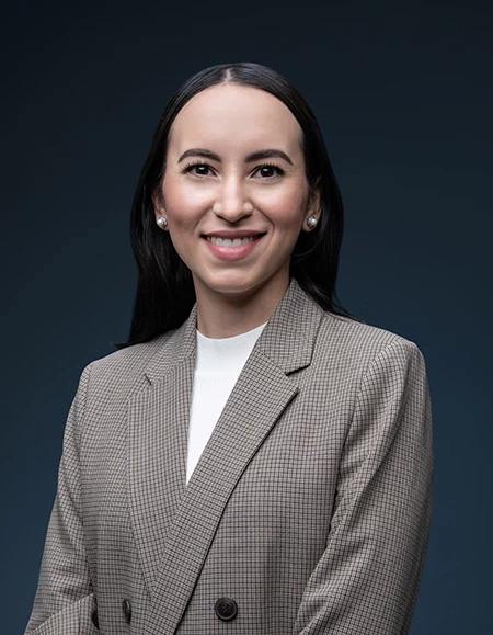 a woman in a suit