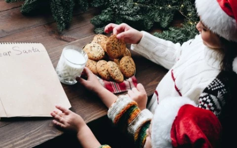 christmas milk and cookies